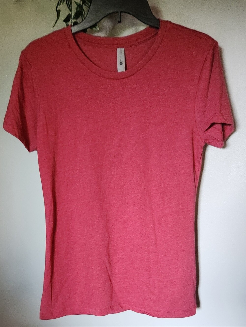 Next Level Apparel Red Short Sleeve Crewneck Tee